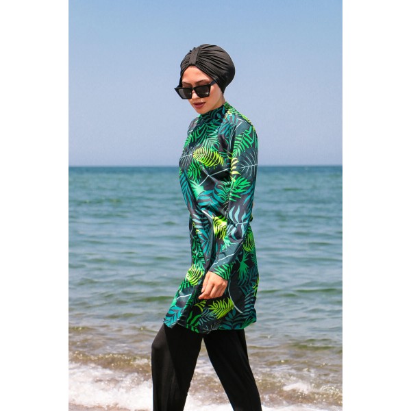 Mayo burkini Marina Hijab Swimsuit 1968-Green