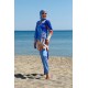 Mayo burkini  Rivamera Turquoise Pattern Detailed Hijab Swimsuit R1109