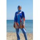 Mayo burkini  Rivamera Turquoise Pattern Detailed Hijab Swimsuit R1109