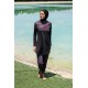 Mayo burkini Rivamera Black Pattern Detailed Hijab Swimsuit R1117