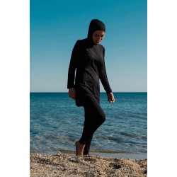 Mayo burkini MARINA Fully Covered Swimsuit 1969 – Black