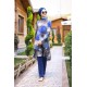 Mayo burkini Marina Swimsuit Hijab Swimsuit M2022-Navy Blue