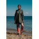 Mayo burkini Marina Khaki Women's Pattern Detailed Design Hijab Swimsuit M2279