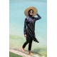 Mayo burkini Marina Black Women's Pattern Detailed Design Hijab Swimsuit M2264