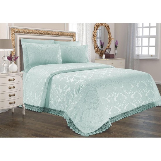 Duvet Cover Dowry Land Jacquard Chenille Bed Cover Mint