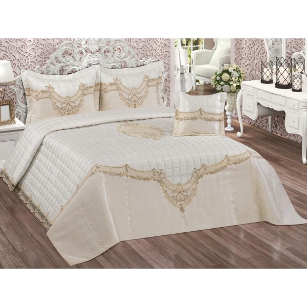 Duvet Cover Dowry Quilted Bed Cover Napoli Cream