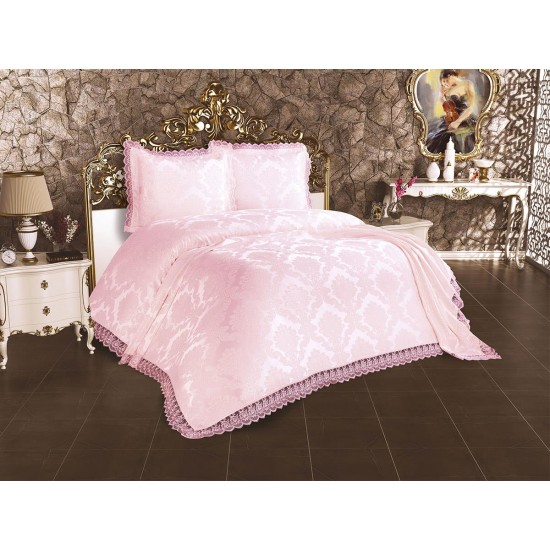 Duvet Cover French Lace Lalezar Bed Cover Powder