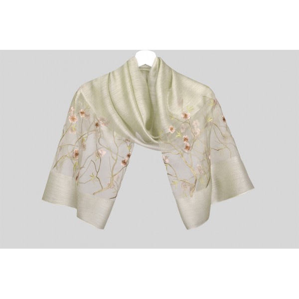 Floral Patterned Shawl