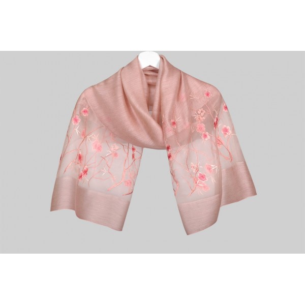 Floral Patterned Shawl