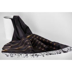 silver silk shawl Two-color