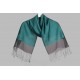 Double layer tulle shawl two colors