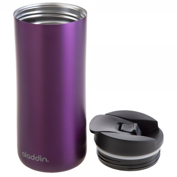 Thermos Aladdin 0.35L Leak-Lock Thermavac Steel Mug - Thermos Cup