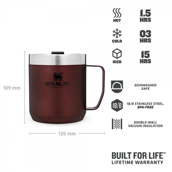 Thermos Stanley 0.35L Classic Mug - Classic Camping Glass