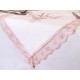 Luxury tablecloth Lale Embroidered Lace Tablecloth Set for 12 People Cream Powder