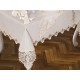 Luxury tablecloth Smile Tablecloth 160x260 Cm 26 Pieces Cream