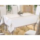 Luxury tablecloth Lale Embroidered Lace Tablecloth And Runner 2 Piece