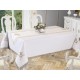Luxury tablecloth Lale Embroidered Lace Tablecloth And Runner 2 Piece