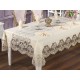 Luxury tablecloth French Guipure Masal Lace Dinnerware - 25 Pieces