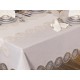 Luxury tablecloth Mill Table Cloth 26 Piece Cream