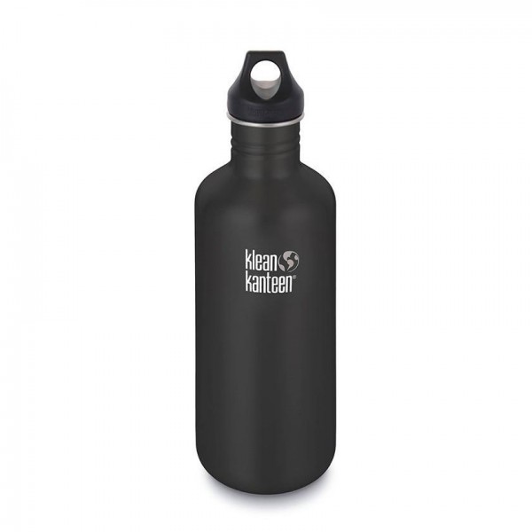 Klean Kanteen 1.182L Classic Loop Cap Water Bottle - Steel Water Bottle