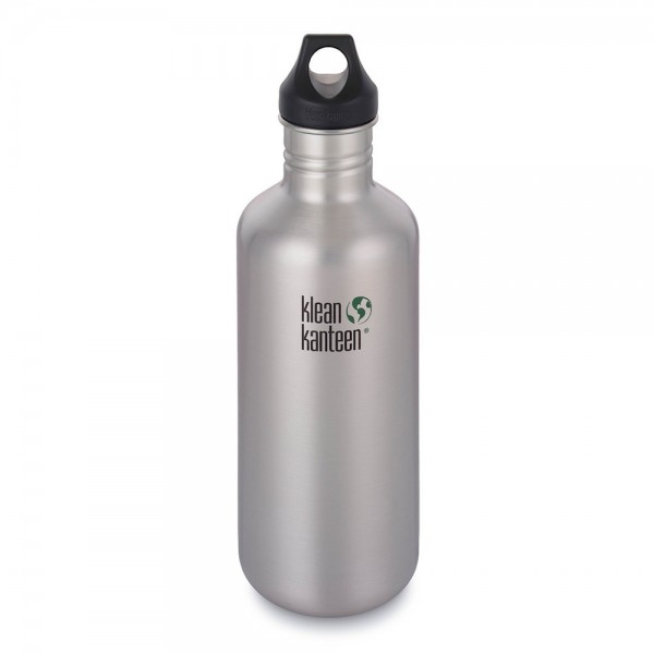 كليان Kanteen 1.182L كلاسيك حلقة كاب زجاجة المياه - زجاجة مياه الصلب