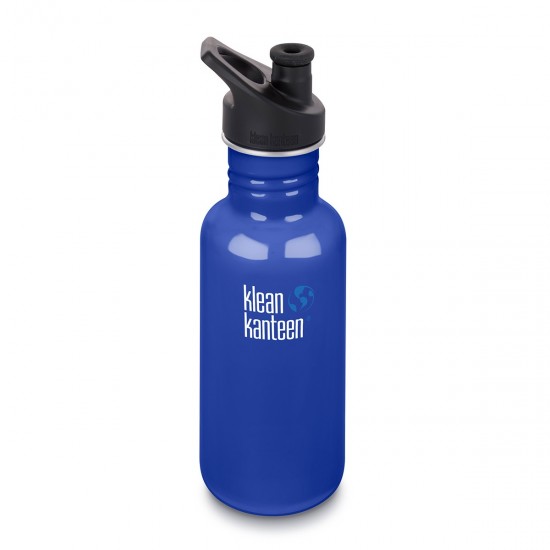 Klean Kanteen 0.53L Classic Sport Cap Water Bottle - Steel Water Bottle