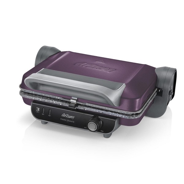 AR2021 Panini Granite - Plum Grill and Toaster - Plum