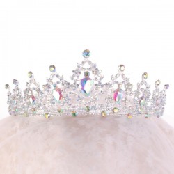 Wedding Accessories Ladies Exclusive Rhinestone / Alloy Crowns With Rhinestone