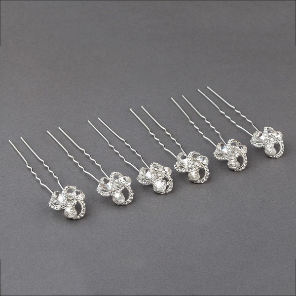 Wedding Accessories Fashion Rhinestone / Alloy Hairpins