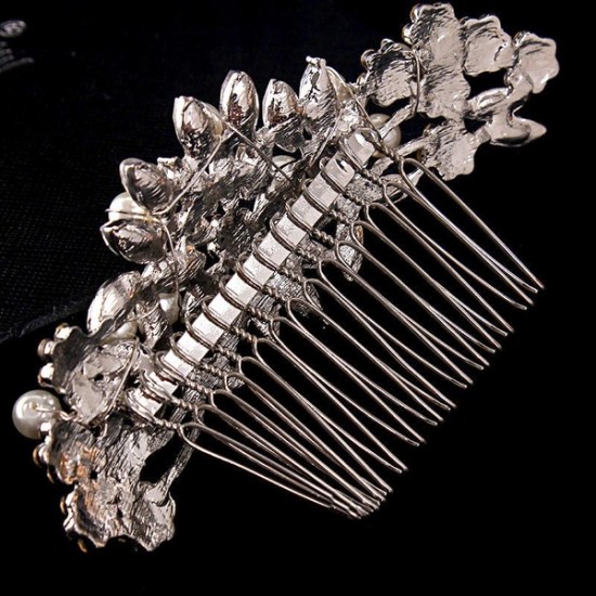 Wedding Accessories Glamourous Alloy / Silver Plated Combs and Barrettes