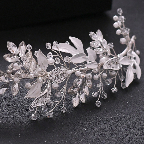 Wedding Accessories Ladies Glamourous Rhinestone / Copper Headbands 