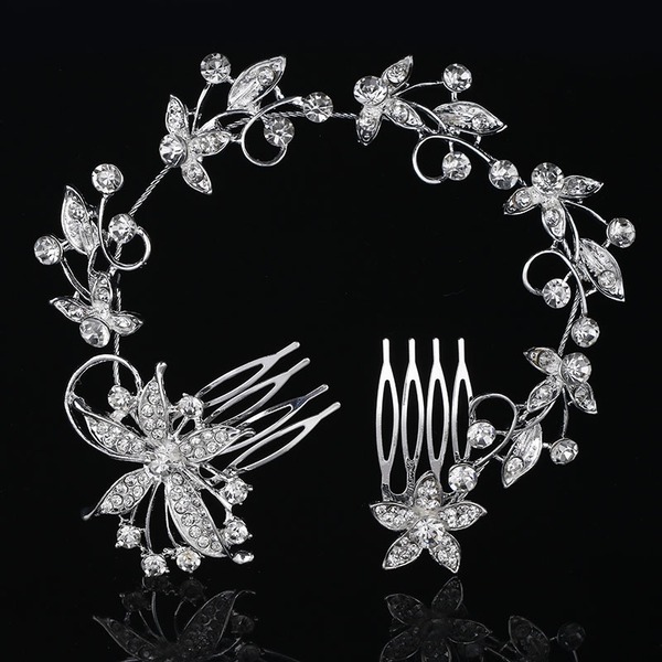 Wedding Accessories Ladies Beautiful Rhinestone / Alloy Combs and Barrettes