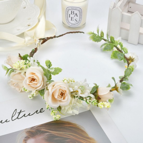 Wedding Accessories Beautiful Silk Flower / Simulation reed Headbands