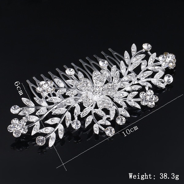 Wedding Accessories Ladies Exquisite Rhinestone / Alloy Combs and Barrettes