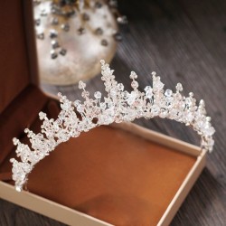Wedding Accessories Ladies Beautiful Crystal / Rhinestone / Crystal With Alloy Crowns