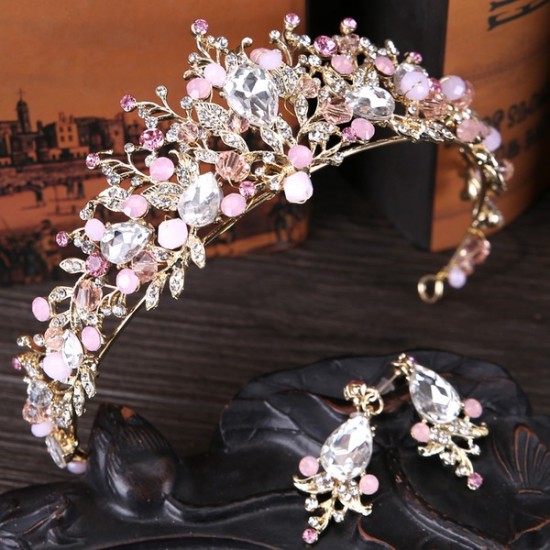 Wedding Accessories Gorgeous Rhinestone / Alloy Crowns With Rhinestone 