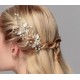 Wedding Accessories Ladies Glamourous Alloy Hairpins With Venetian Pearl