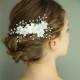 Wedding Accessories Womens Gorgeous Silk Flower Combs and Barrettes With Rhinestone 