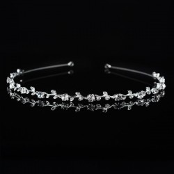 Wedding Accessories Ladies Glamourous Alloy Crowns With Rhinestone