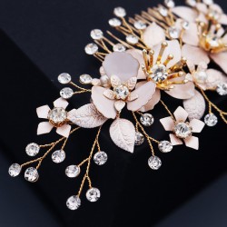 Wedding Accessories Ladies Fine Rhinestone Imitation Pearls Combs and Barrettes 