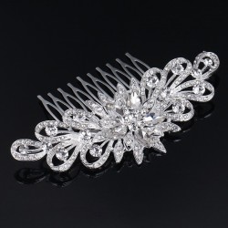 Wedding Accessories Ladies Glamourous Rhinestone / Alloy Combs and Barrettes
