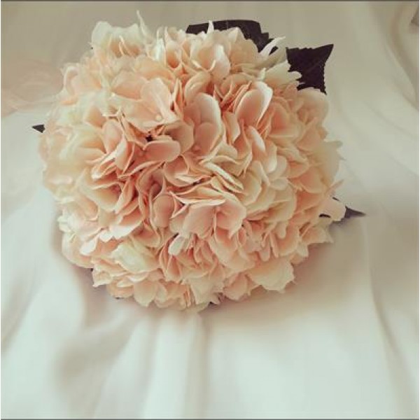 Wedding Bouquet Salmon Hydrangea Bridal Bouquet