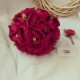 Wedding Bouquet Red Peony Bridal Bouquet