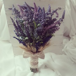 Wedding Bouquet Lavender Virgo Bridal Bouquet (Flower)