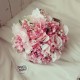 Wedding Bouquet Coral Rose Hydrangea Bridal Bouquet